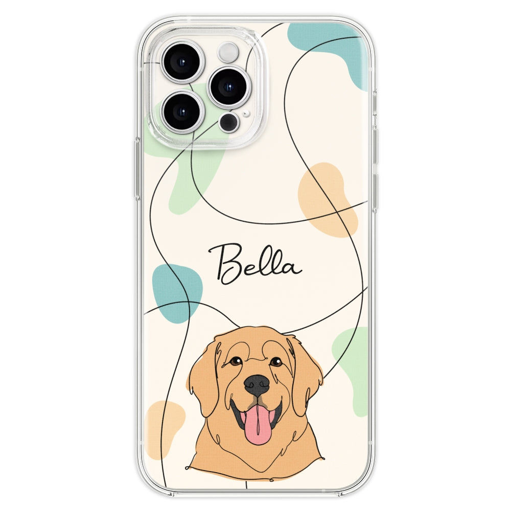 Lovely Dog Line Case - Personalized Phone Case