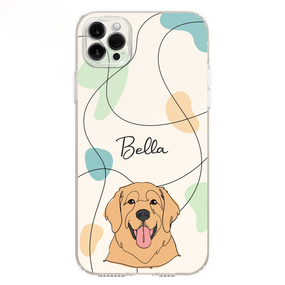 Lovely Dog Line Case - Personalized Phone Case