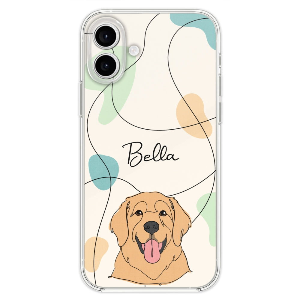 Lovely Dog Line Case - Personalized Phone Case