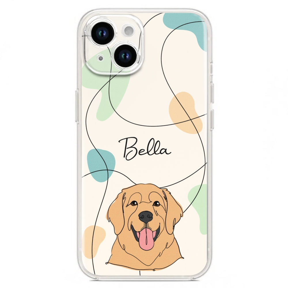 Lovely Dog Line Case - Personalized Phone Case