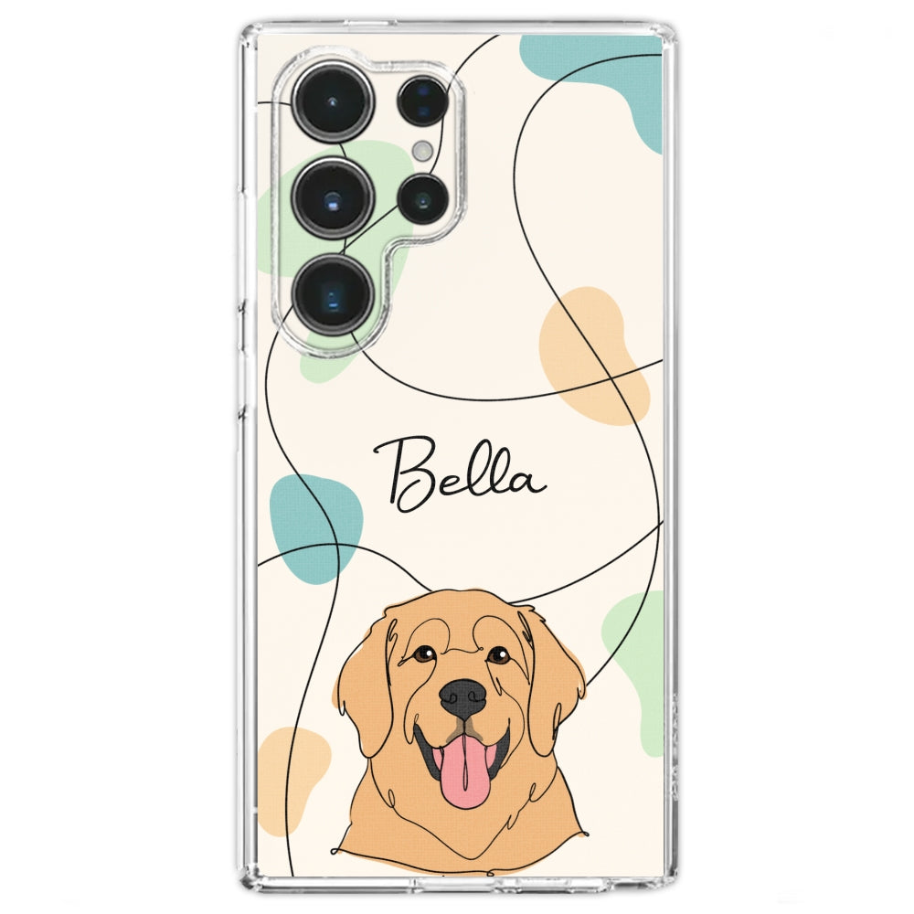 Lovely Dog Line Case - Personalized Phone Case