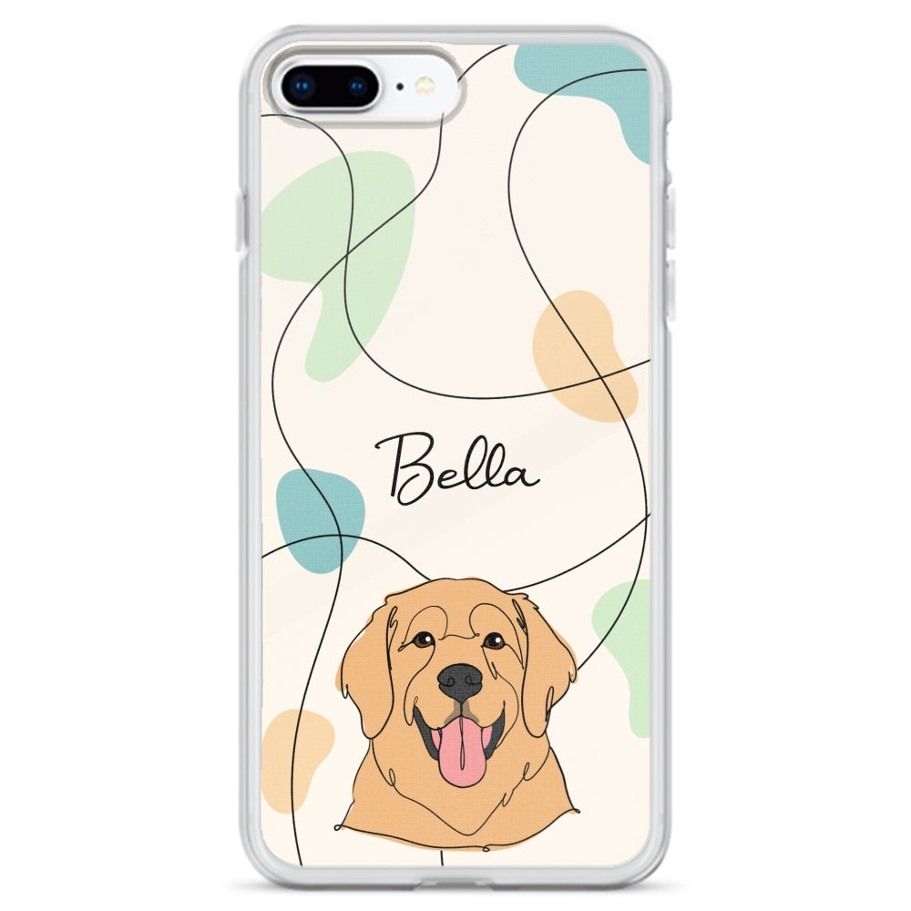 Lovely Dog Line Case - Personalized Phone Case