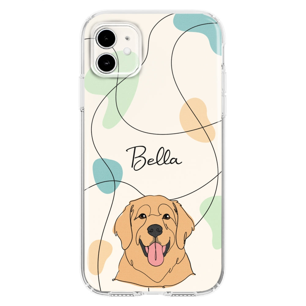 Lovely Dog Line Case - Personalized Phone Case
