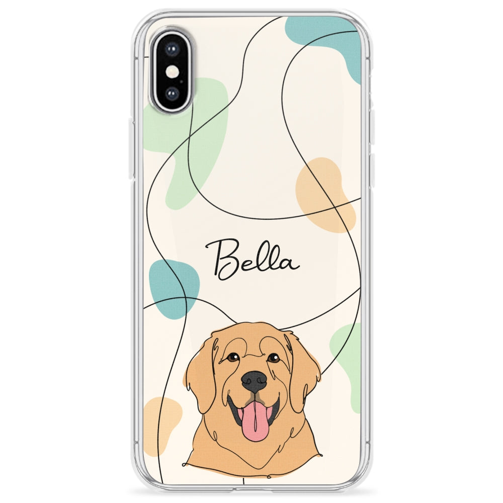 Lovely Dog Line Case - Personalized Phone Case