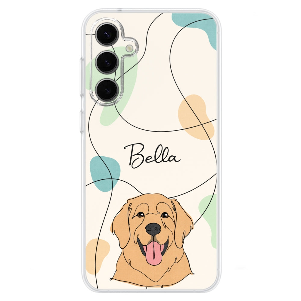 Lovely Dog Line Case - Personalized Phone Case