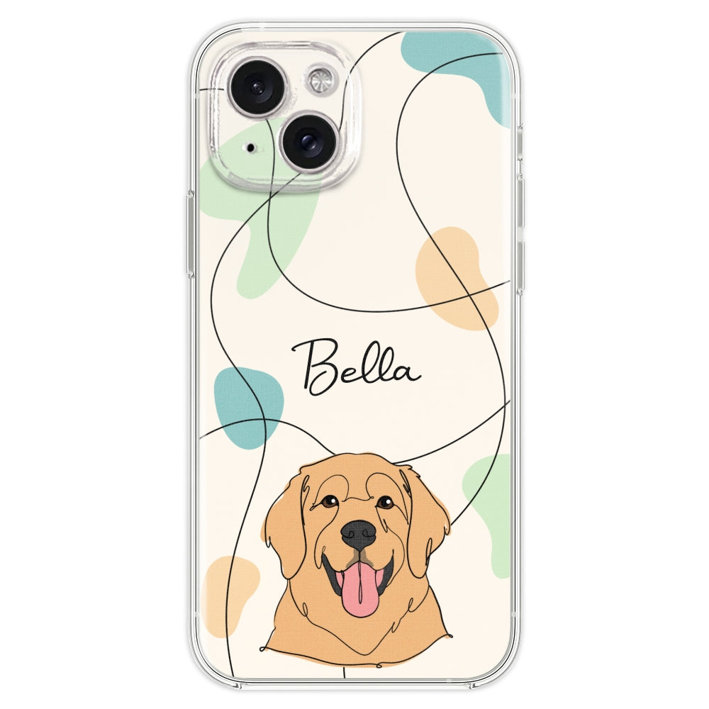 Lovely Dog Line Case - Personalized Phone Case