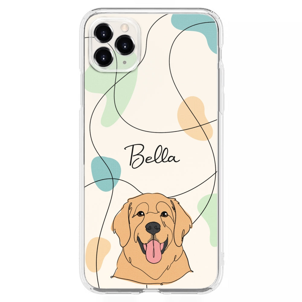 Lovely Dog Line Case - Personalized Phone Case