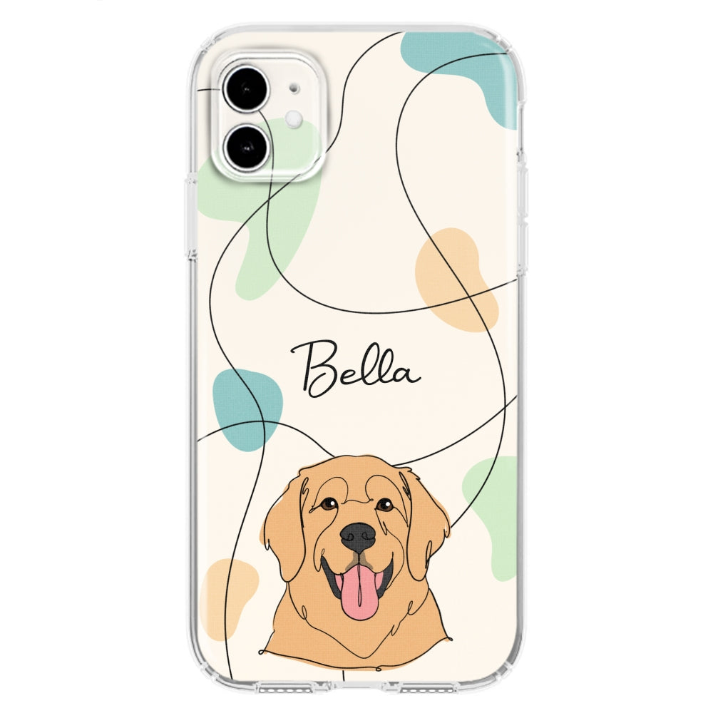 Lovely Dog Line Case - Personalized Phone Case