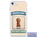 Paws Off This Phone - Personalized 3D Inflated Effect Phone Case