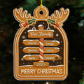 Cozy Holiday - Personalized Acrylic Ornament