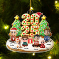 Custom Christmas Decor Home Birthday Gifts For Dog Lovers • Family Holiday Memories - Personalized Acrylic Ornament