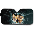 Custom Christmas Birthday Gifts Car Accessories for Dog Parents • Dog And Car - Personalized Car Sunshade