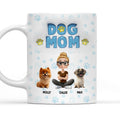 Custom Christmas Birthday Gifts For Dog Lovers • Lovely Mom Of Rotten Dogs - Personalized 3D Inflated Effect Mug