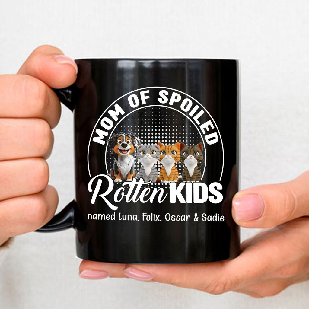 Custom Christmas Birthday Gifts For Pet Lovers • Handsome Spoiled Rotten Pet - Personalized Coffee Mug