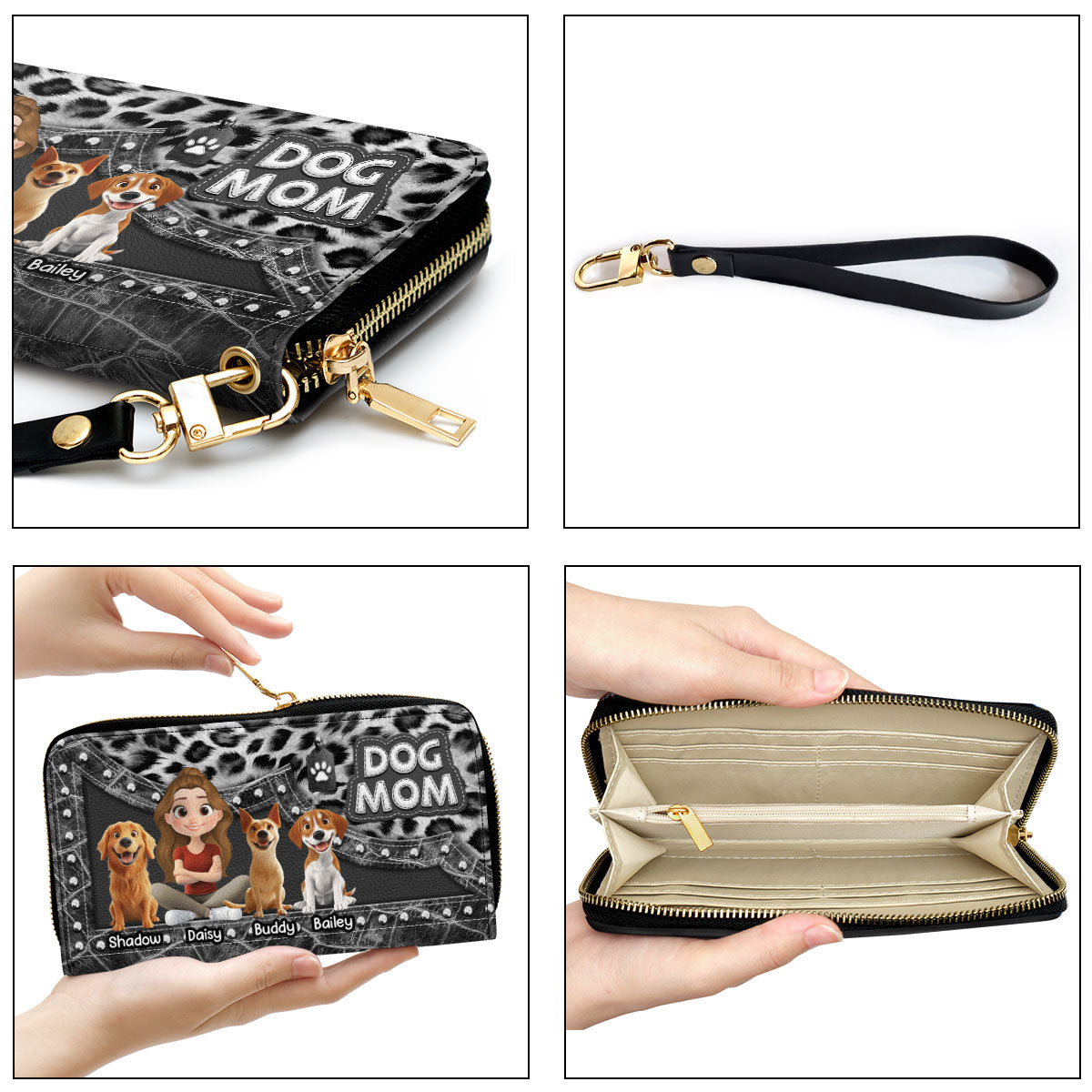 You Are Mom Favorite - Personalized Leather Wallet