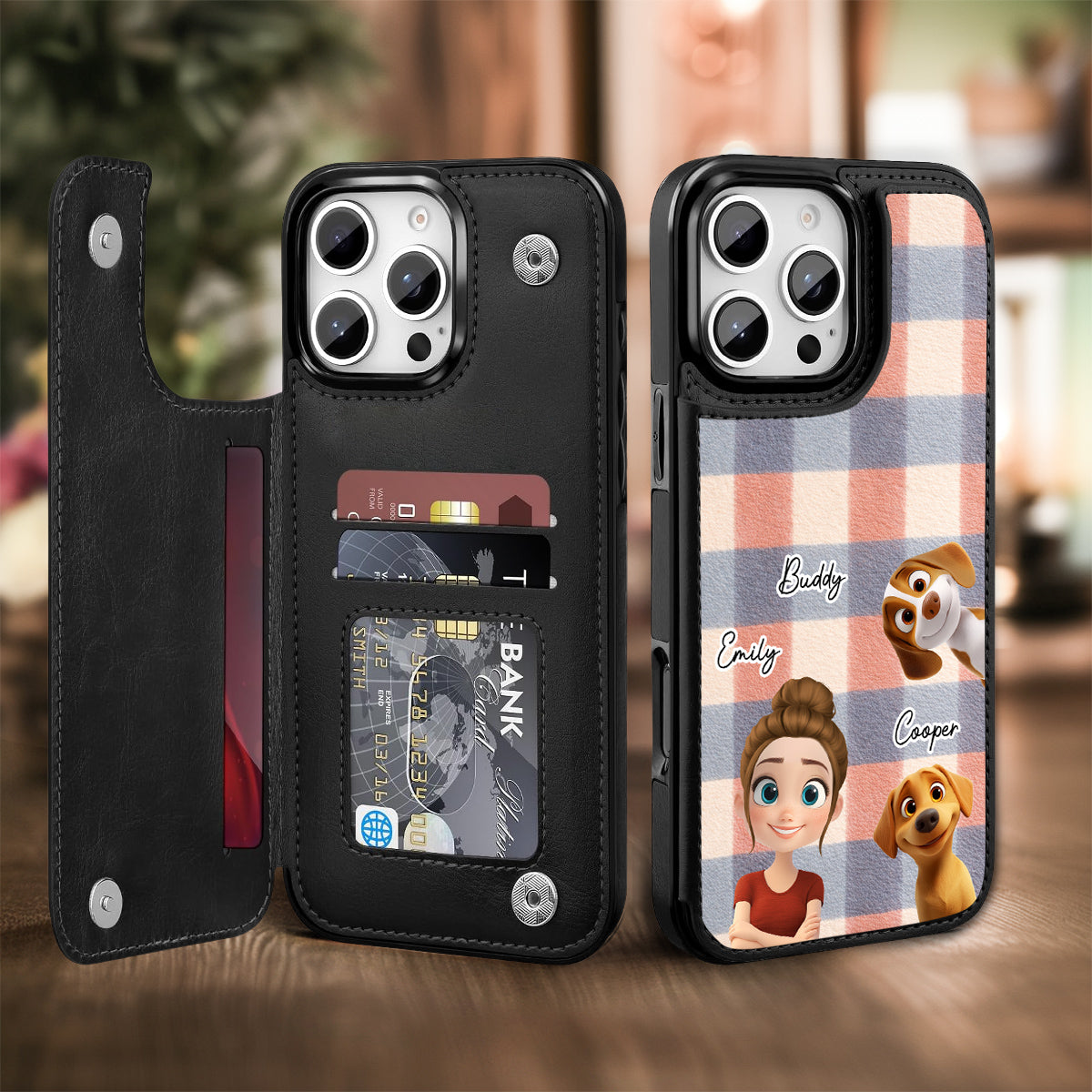 The Mom They Need - Personalized Leather Phone Case