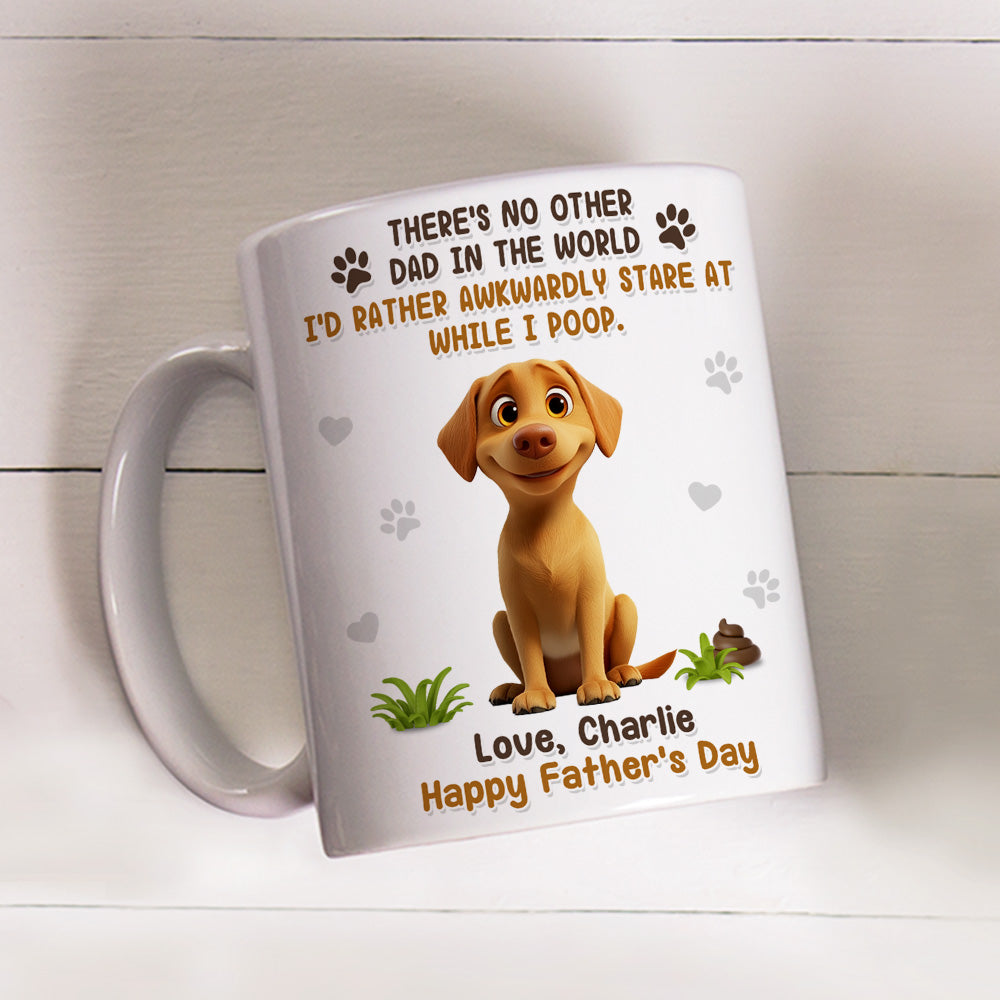 Custom Christmas Birthday Gifts For Dog Dad, Dog Lovers • You Deserve This Poopy Honor - Personalized Coffee Mug