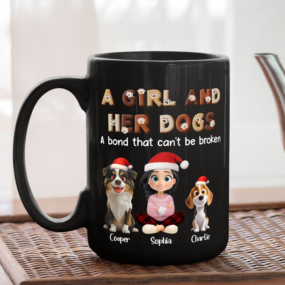 Custom Christmas Birthday Gifts For Dog Mom, Dog Lovers • My Biological Parent - Personalized Coffee Mug