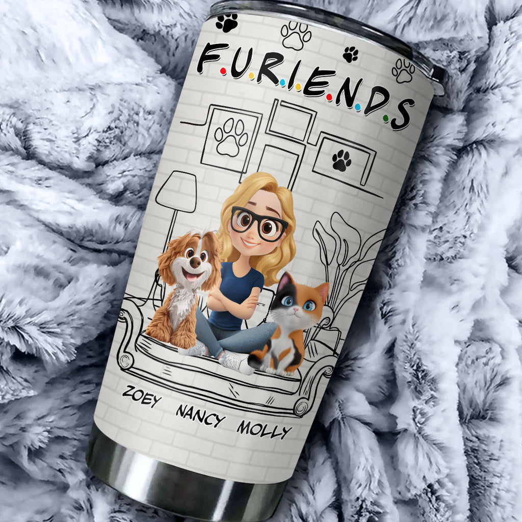 Custom Christmas Birthday Gifts For Pet Lovers • Your Fur Friend - Personalized Tumbler