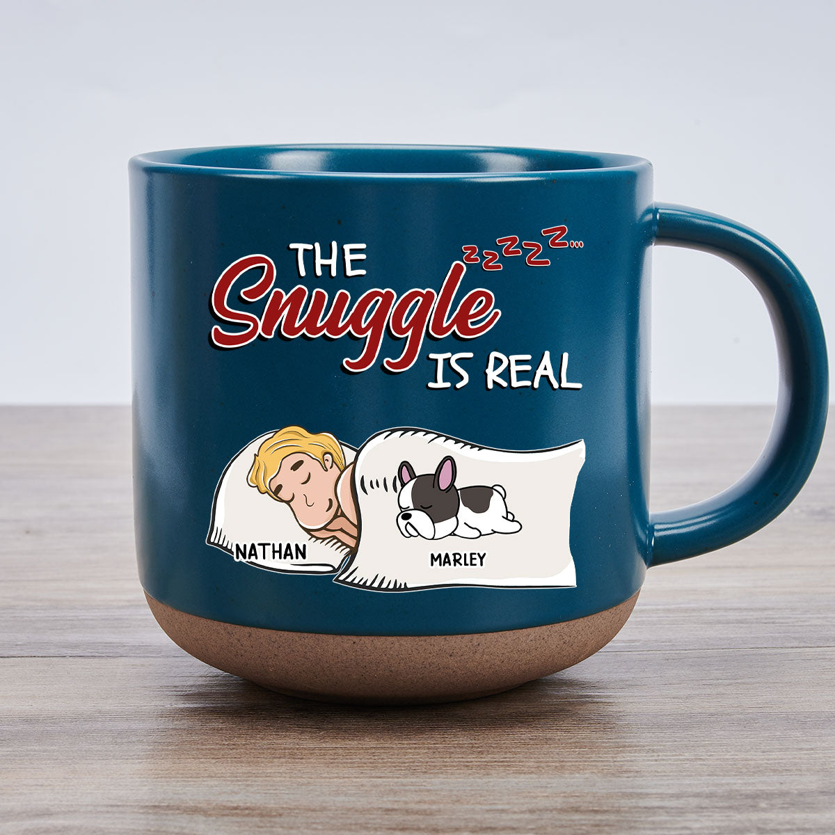 Custom Christmas Birthday Gifts For Dog Lovers • The Cuddle - Personalized Pottery Mug