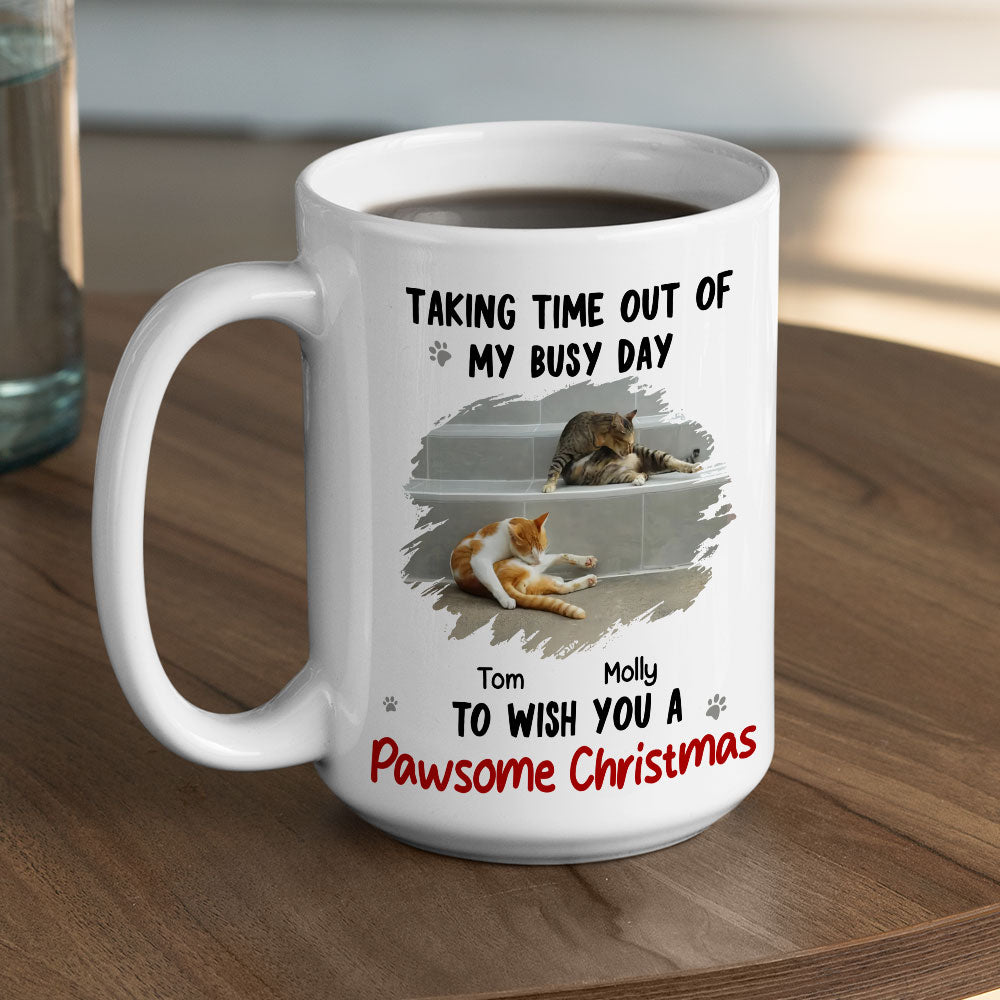 My Busy Day Photo - Personalized Coffee Mug