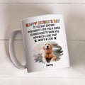 Custom Photo Father's day Birthday Gifts For Dog Dad, Dog Lovers • Woofs And Licks Photo - Personalized Coffee Mug