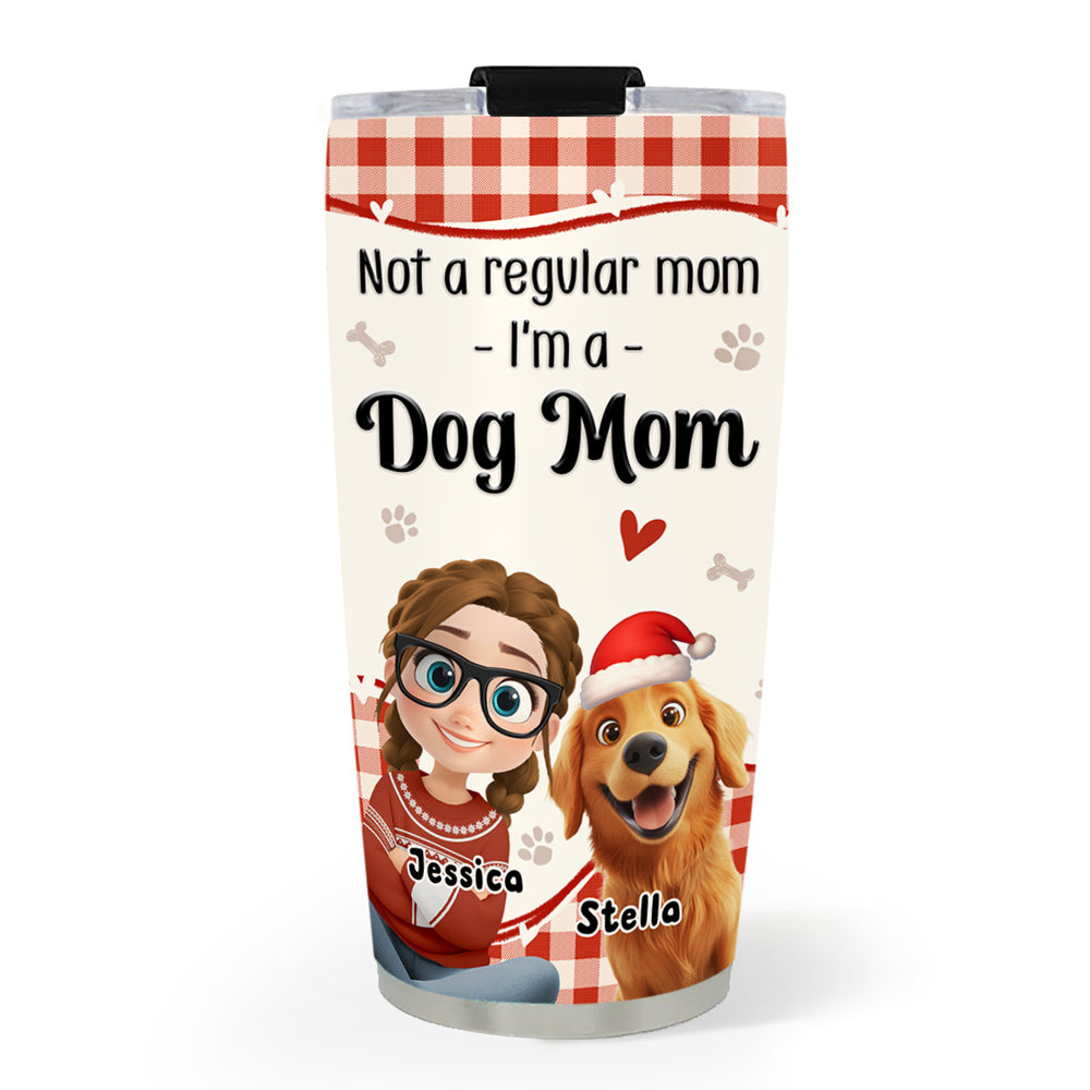 Custom Christmas Birthday Gifts For Dog Mom, Dog Lovers • I Am Your Santa - Personalized 3D Effect Tumbler