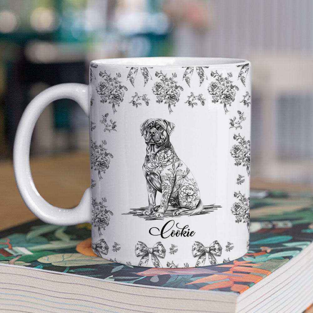 Custom Christmas Birthday Gifts For Dog Mom, Dog Lovers • Fond Of You Pet Ver - Personalized Coffee Mug