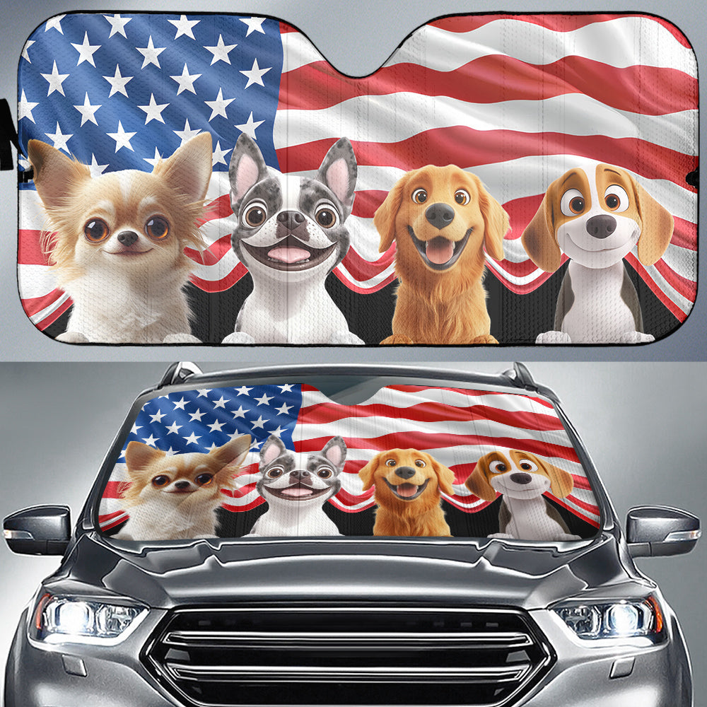 Go Outside And Enjoy - Personalized Car Sunshade