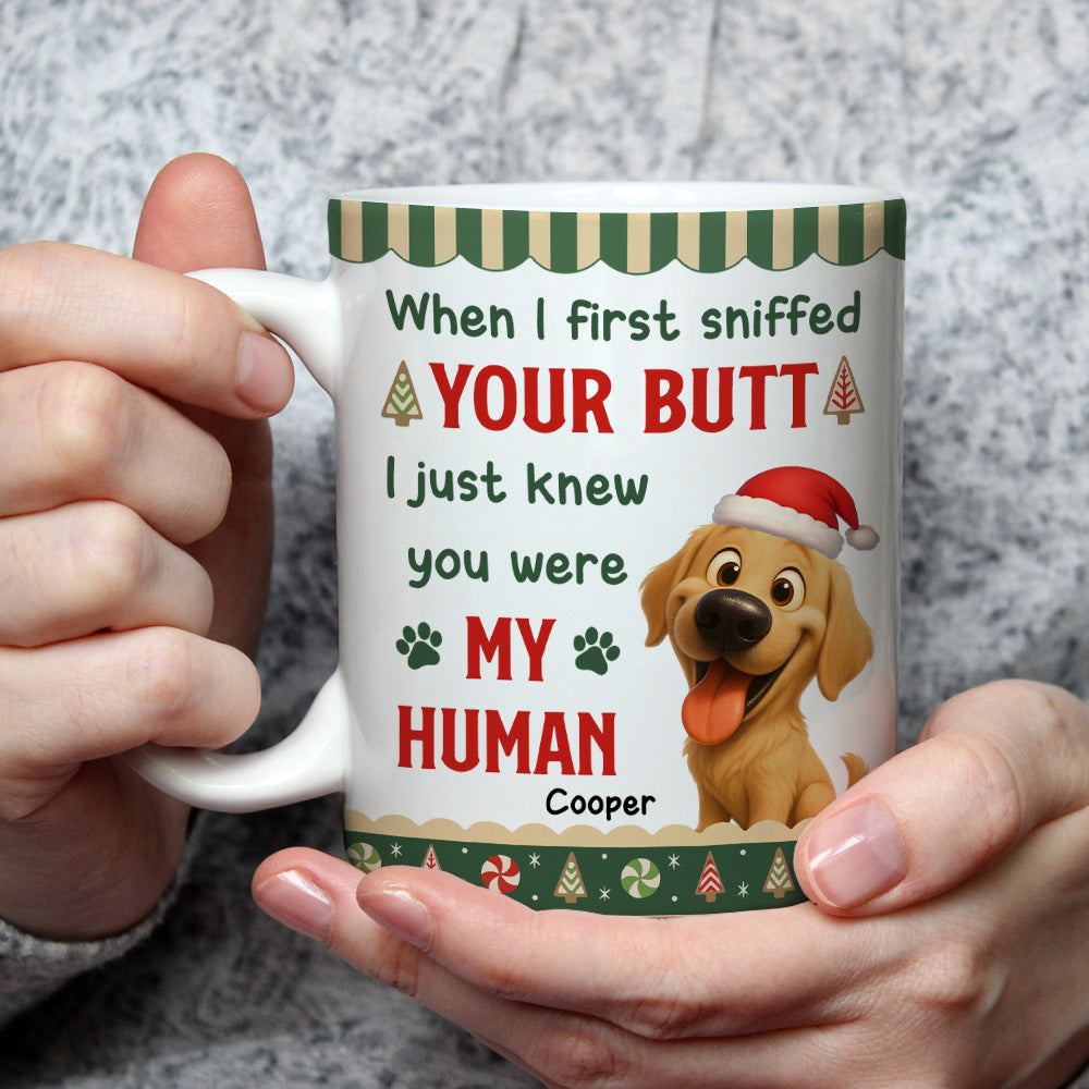 Custom Christmas Birthday Gifts For Dog Lovers • I Just Knew - Personalized Coffee Mug