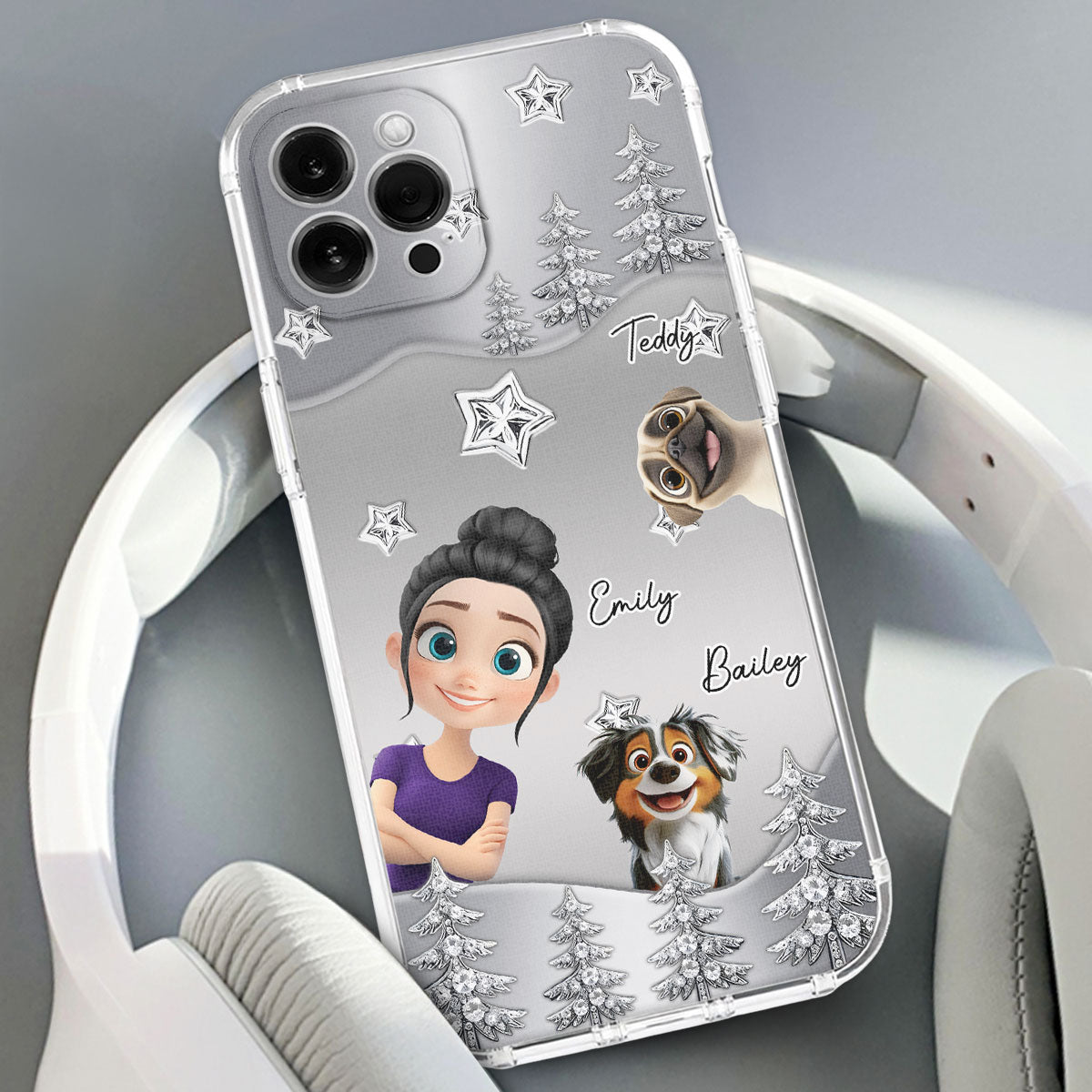Beside You - Personalized 3D Effect Phone Case