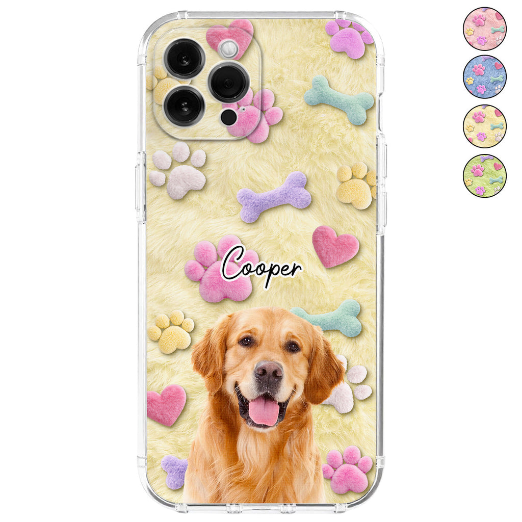 Dog Mom Mum With Fur Baby Photo - Personalized 3D Effect Phone Case