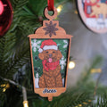 Custom Christmas Decor Home Birthday Gifts For Dog Lovers • Happy Dog - Personalized 2-layered Wood Ornament
