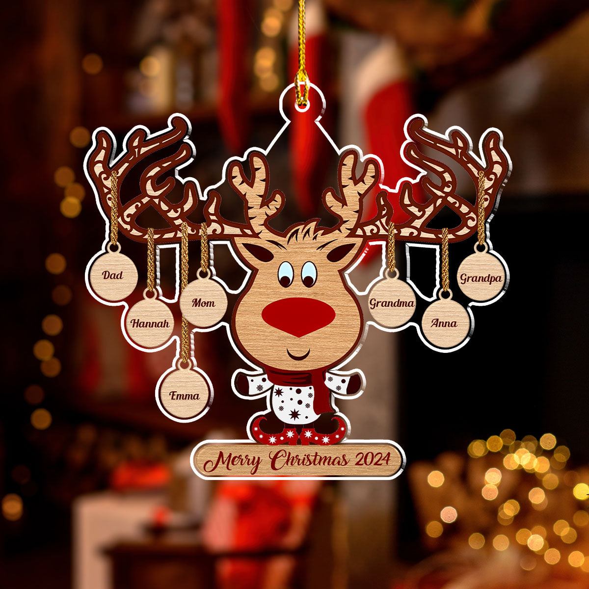 Sweet Family - Personalized Acrylic Ornament