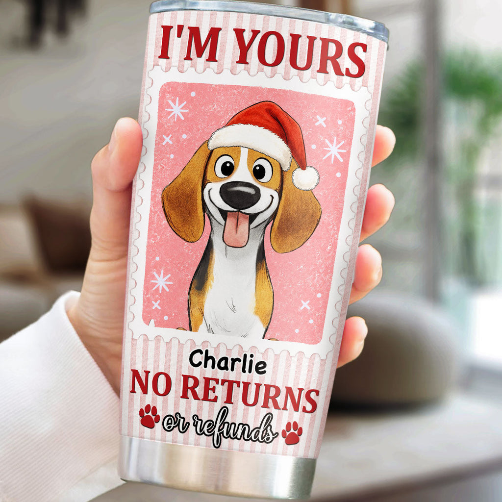 Custom Christmas Birthday Gifts For Dog Mom, Dog Lovers • Forever Your Dog - Personalized Tumbler