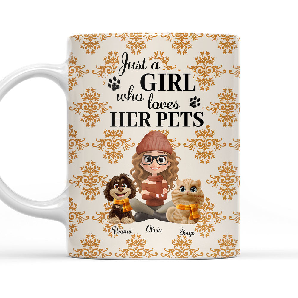 Custom Christmas Birthday Gifts For Pet Mom, Pet Lovers • Pumskin Pet Autumn - Personalized Coffee Mug