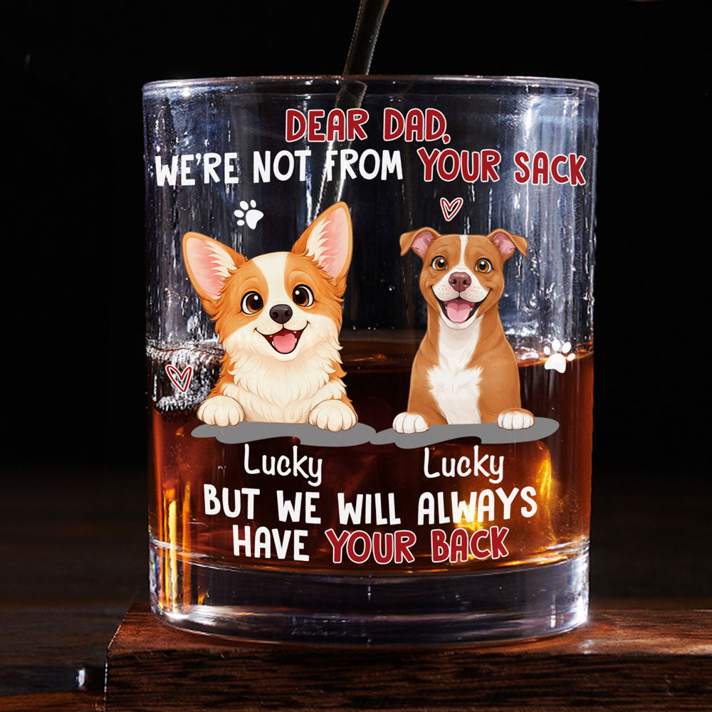 We Chose You Obviously - Personalized Whiskey Glass