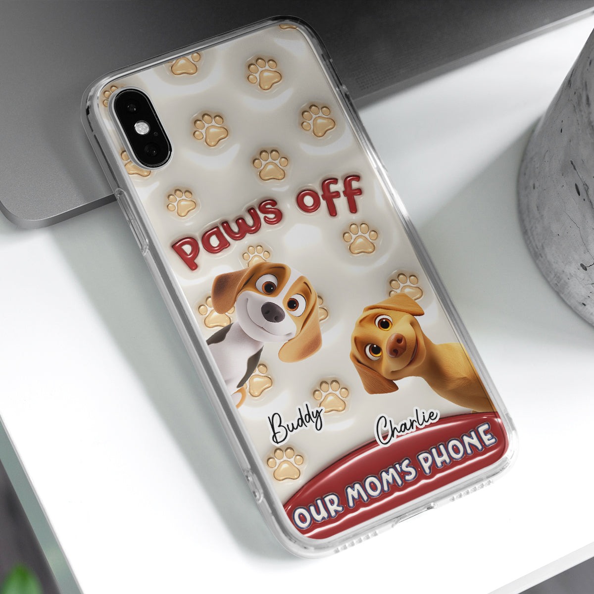 Paws Restricted - Personalized 3D Inflated Effect Phone Case