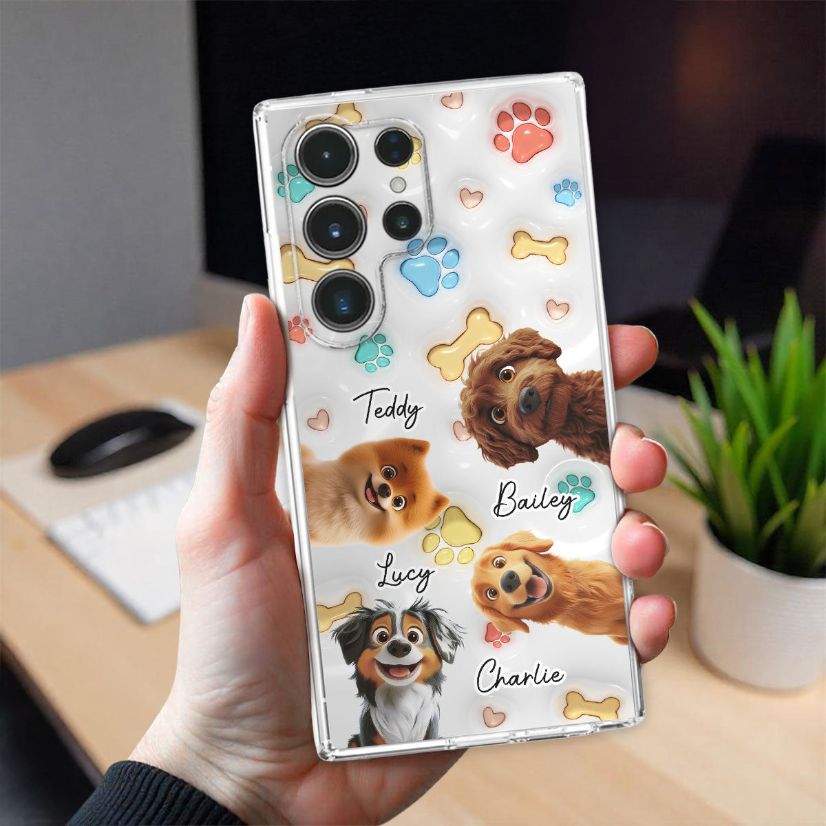 Cute Dog Baby - Personalized 3D Inflated Effect Phone Case