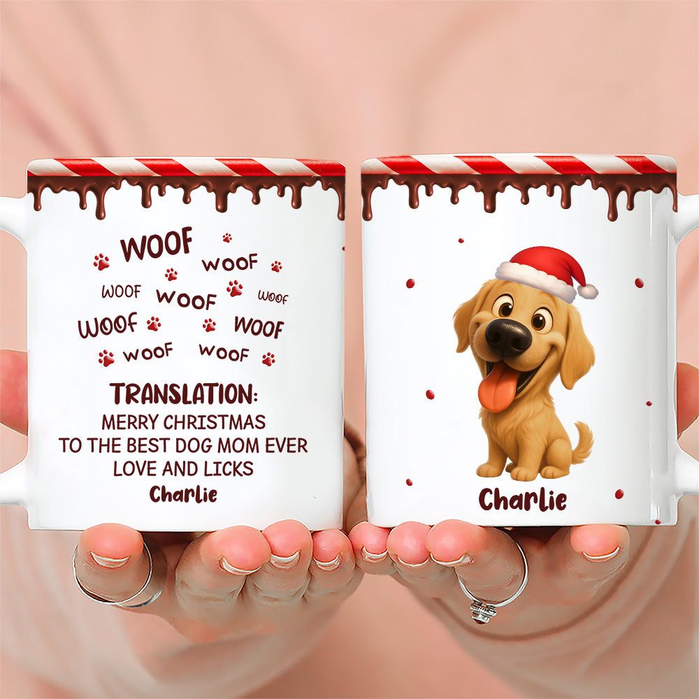Custom Christmas Birthday Gifts For Dog Lovers • Licks To You - Personalized Coffee Mug