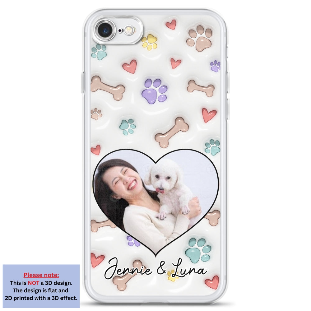 Her Baby Lovely Dogs Ver Photo - Personalized 3D Inflated Effect Phone Case