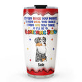 Custom Christmas Birthday Gifts For Pet Lovers • Cheeky Pup - Personalized 3D Inflated Effect Tumbler