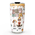 Custom Mother's day Birthday Gifts For Dog Mom, Dog Lovers • Slay Dog Mama - Personalized 3D Inflated Effect Tumbler