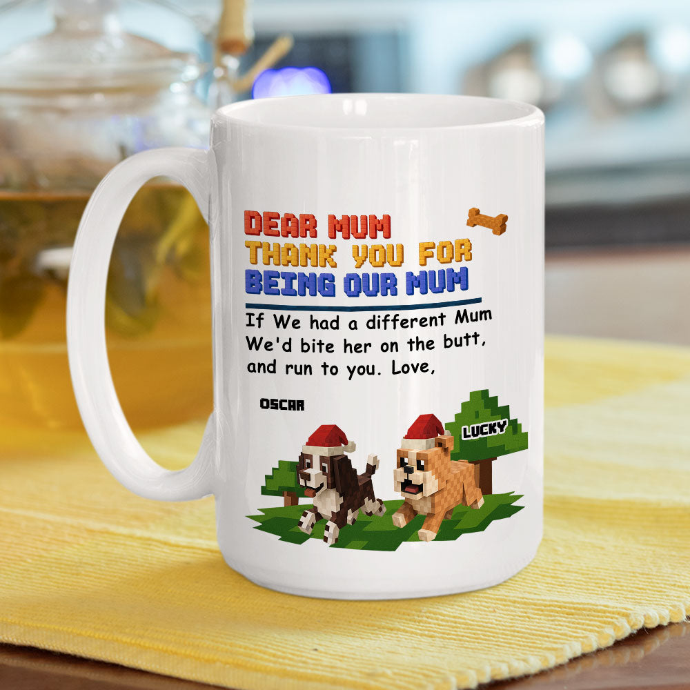 Custom Christmas Birthday Gifts For Dog Lovers • Bite All Of Them - Personalized Coffee Mug