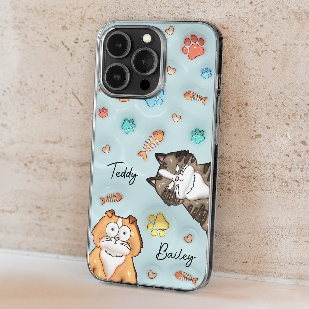 My Lovely Fur Babies Colorful- Personalized 3D Inflated Effect Phone Case