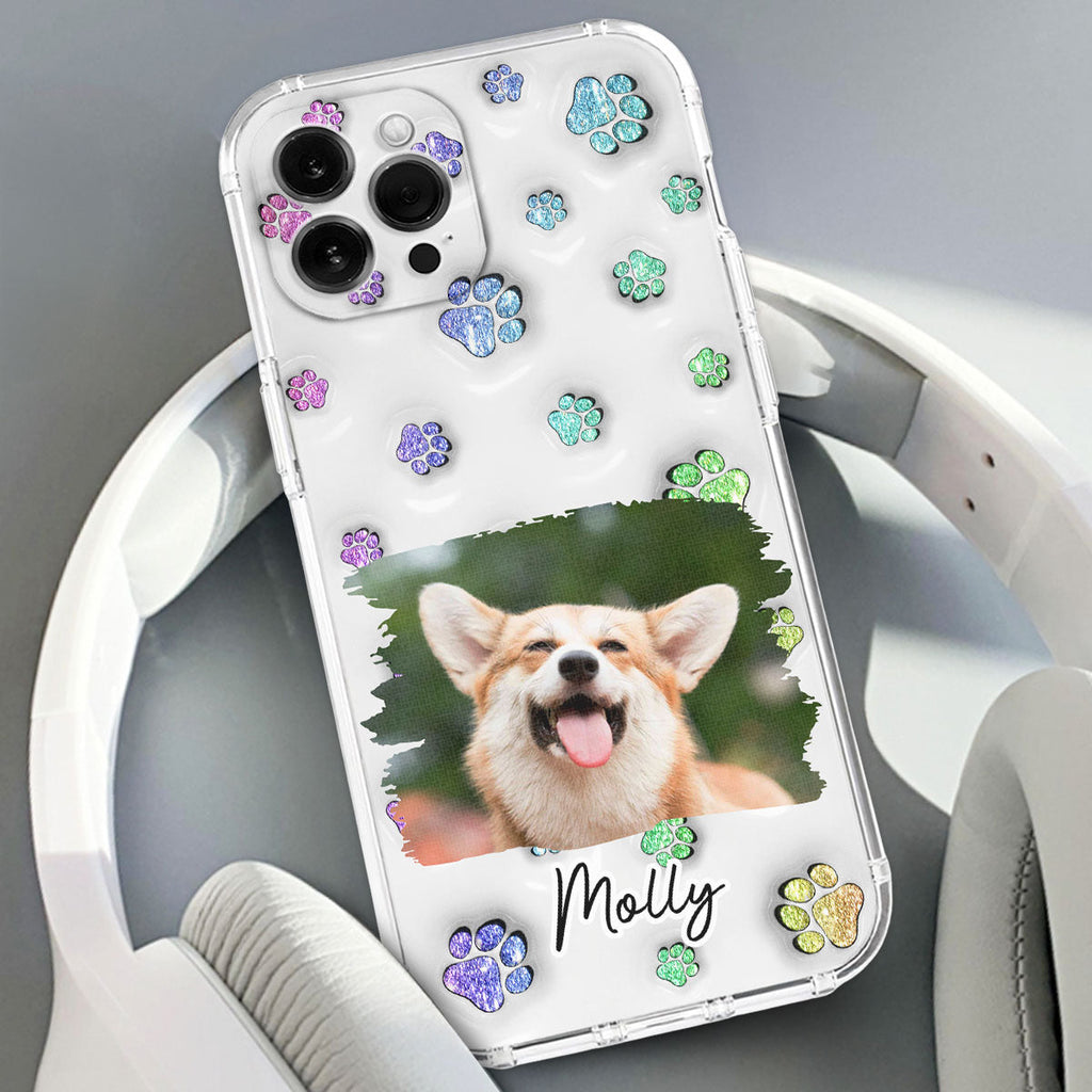 Dog Baby Photo - Personalized 3D Inflated Effect Phone Case