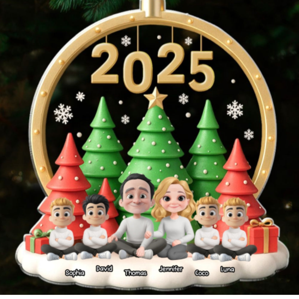 Custom Christmas Decor Home Birthday Gifts For Dog Lovers • From Now Always Us - Personalized Acrylic Ornament