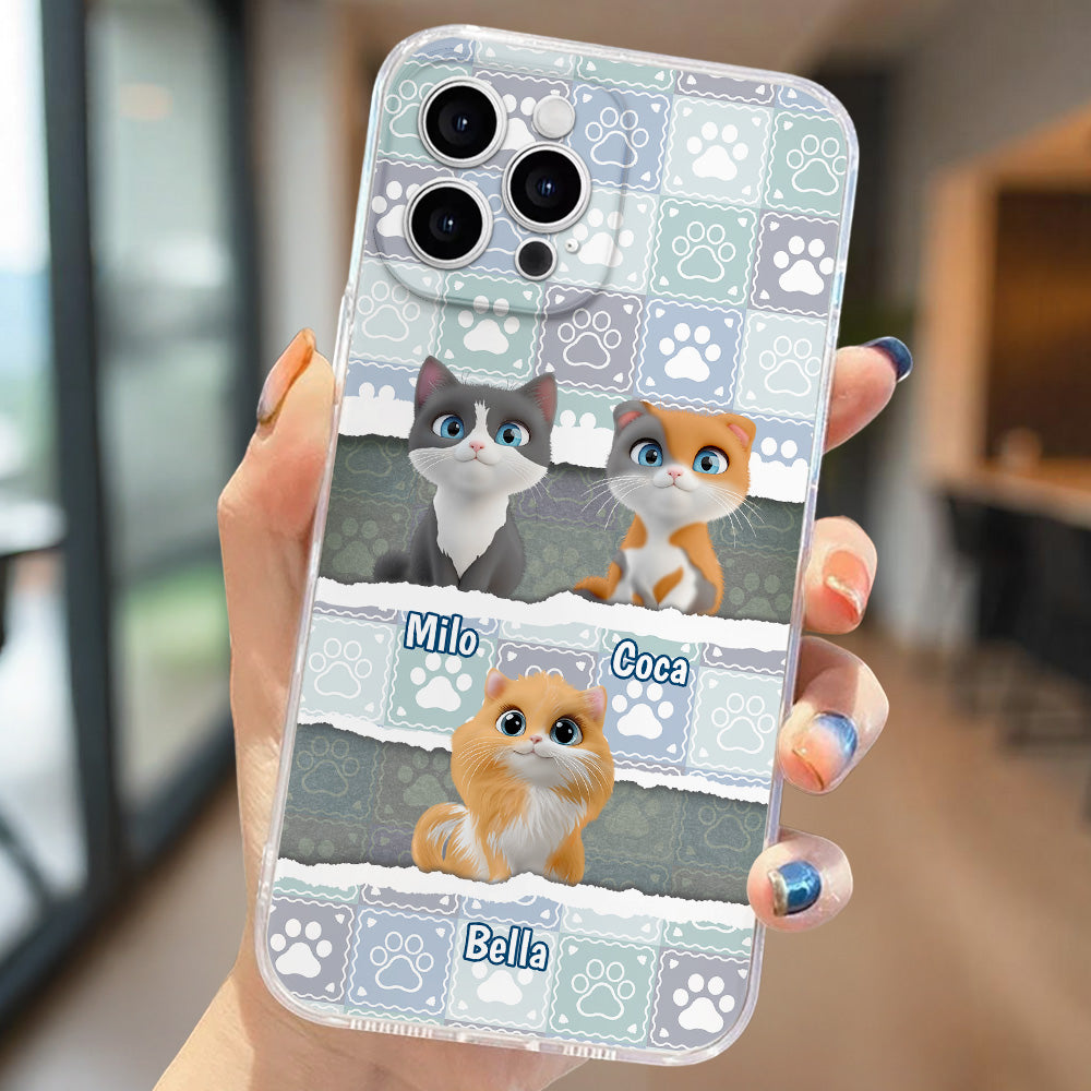 Hide And Seek And Meow - Personalized Phone Case