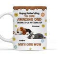 Custom Father's day Birthday Gifts For Pet Dad, Pet Lovers • Thank You For All Things Pet Dad - Personalized 3D Inflated Effect Mug