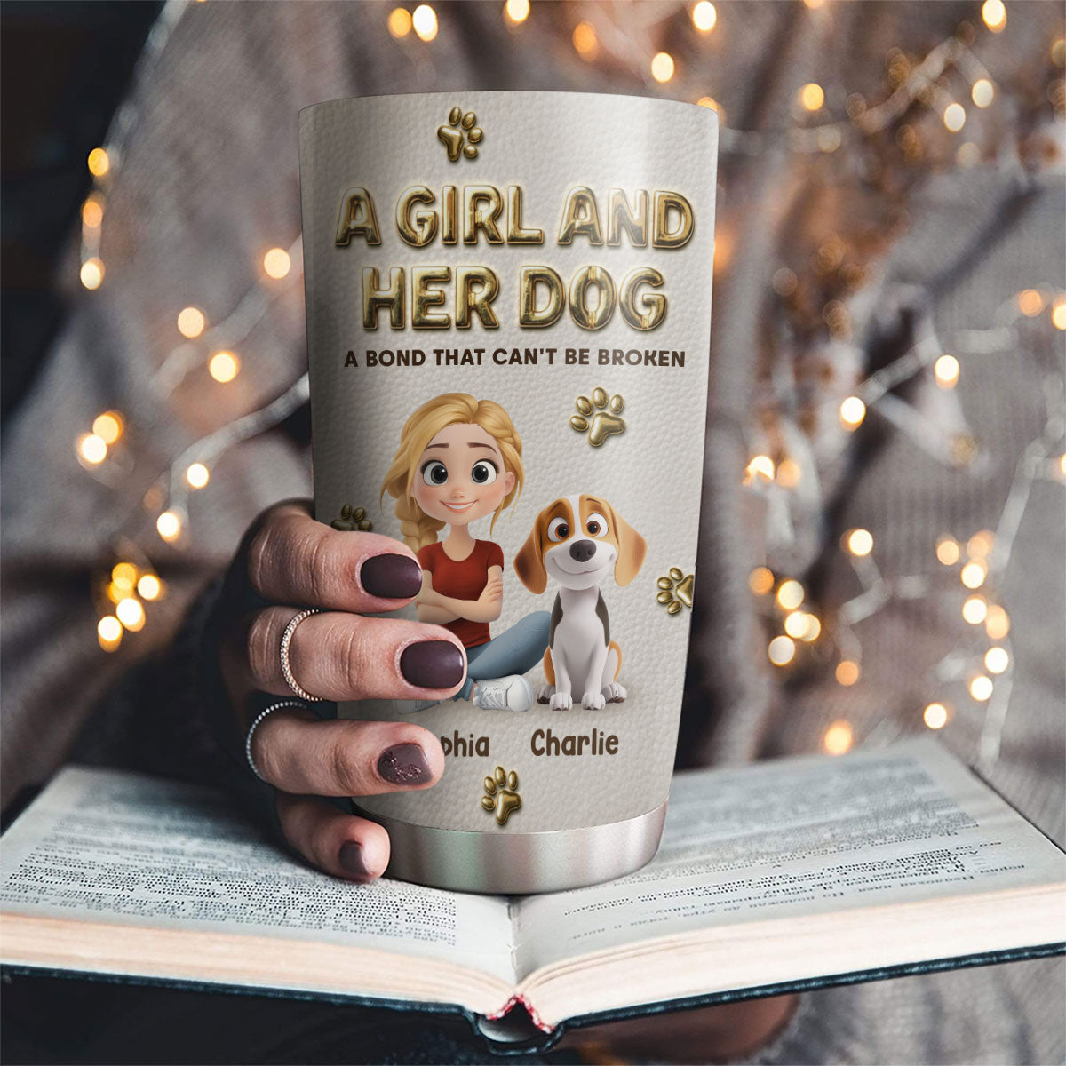 Custom Mother's day Birthday Gifts For Dog Mom, Dog Lovers • Mother Of Dogs - Personalized Tumbler